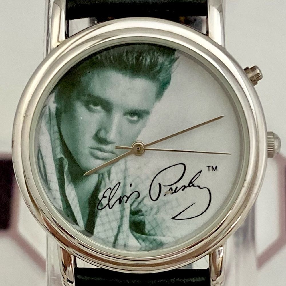 Vintage 2001 Valdawn x EPE Elvis Presley Musical Watch Plays “Love Me Tender”